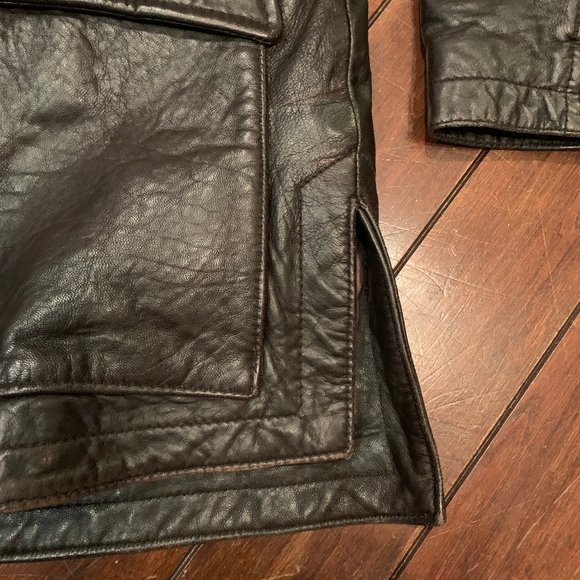 Blueline & Co Leather Field Jacket - Picture 2 of 7